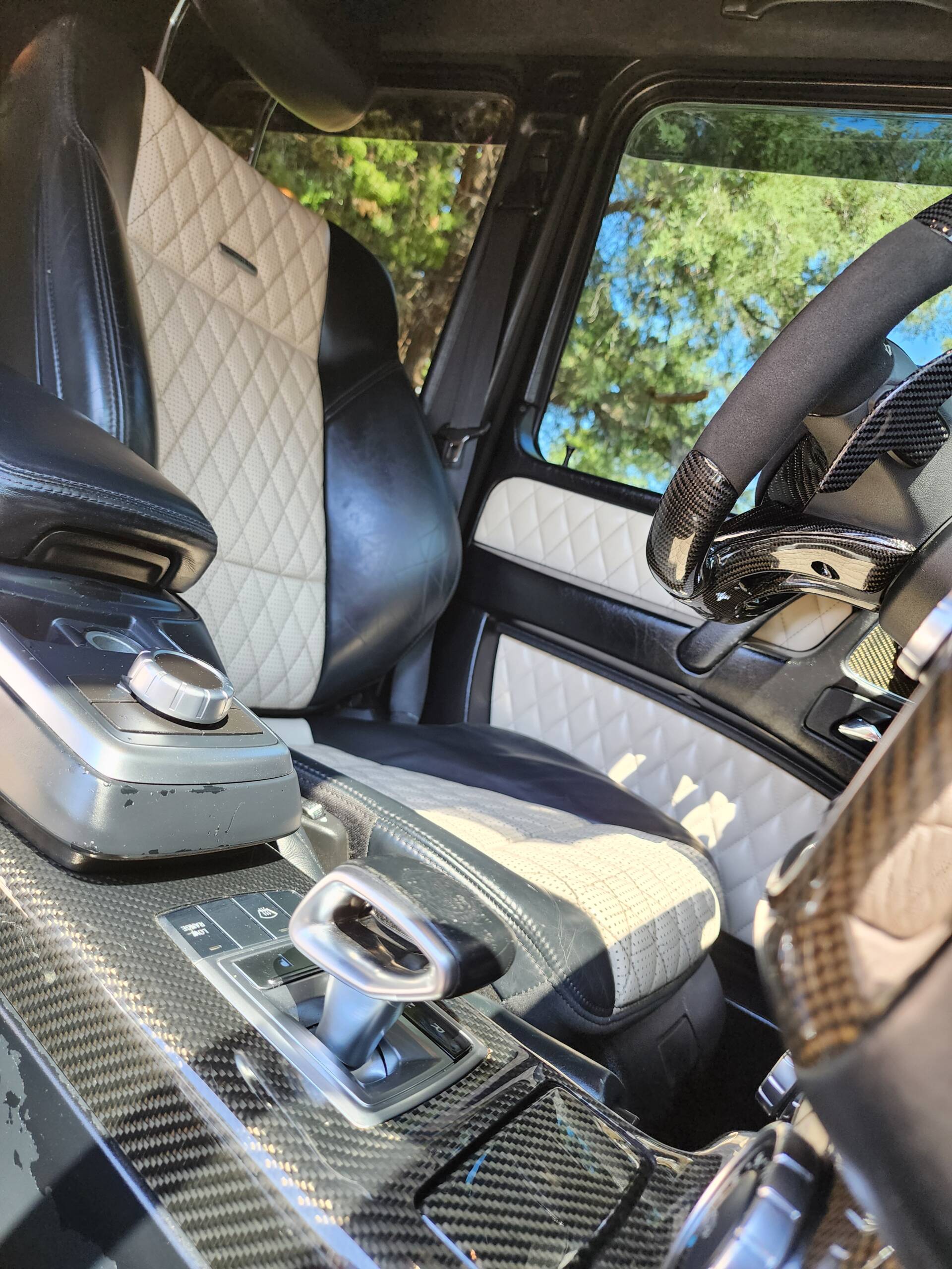 G Wagon interior